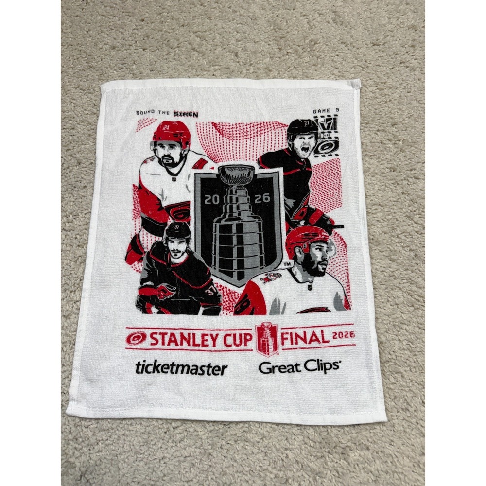 Carolina Hurricanes 2026 Playoffs Rally Towel "Stanley Cup Final" Game 5